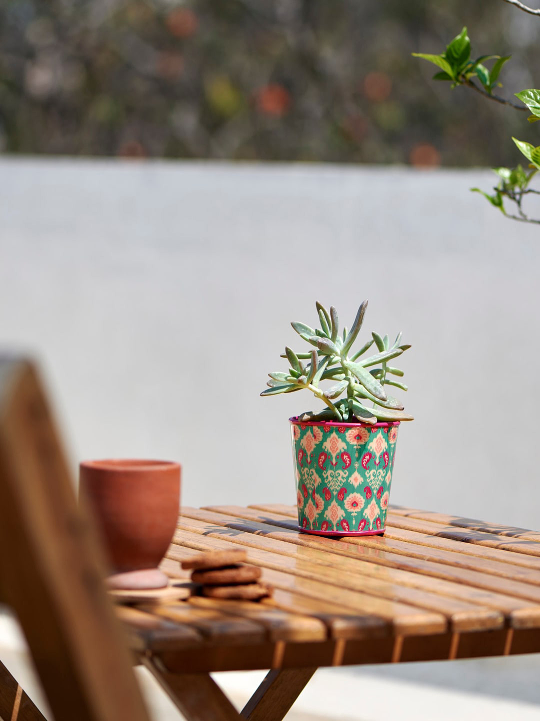 

Chumbak Green & Beige Sanganer Ikat Printed Potholder