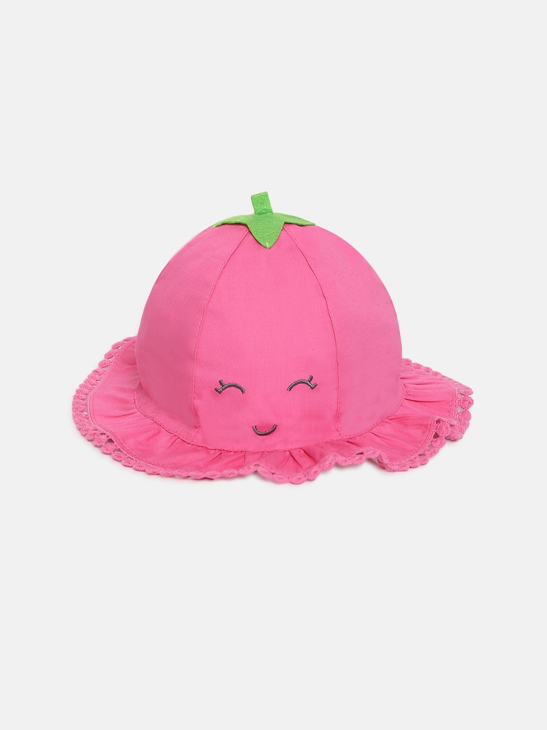 

Chicco Infant Girls Pink & White Printed Reversible Hat