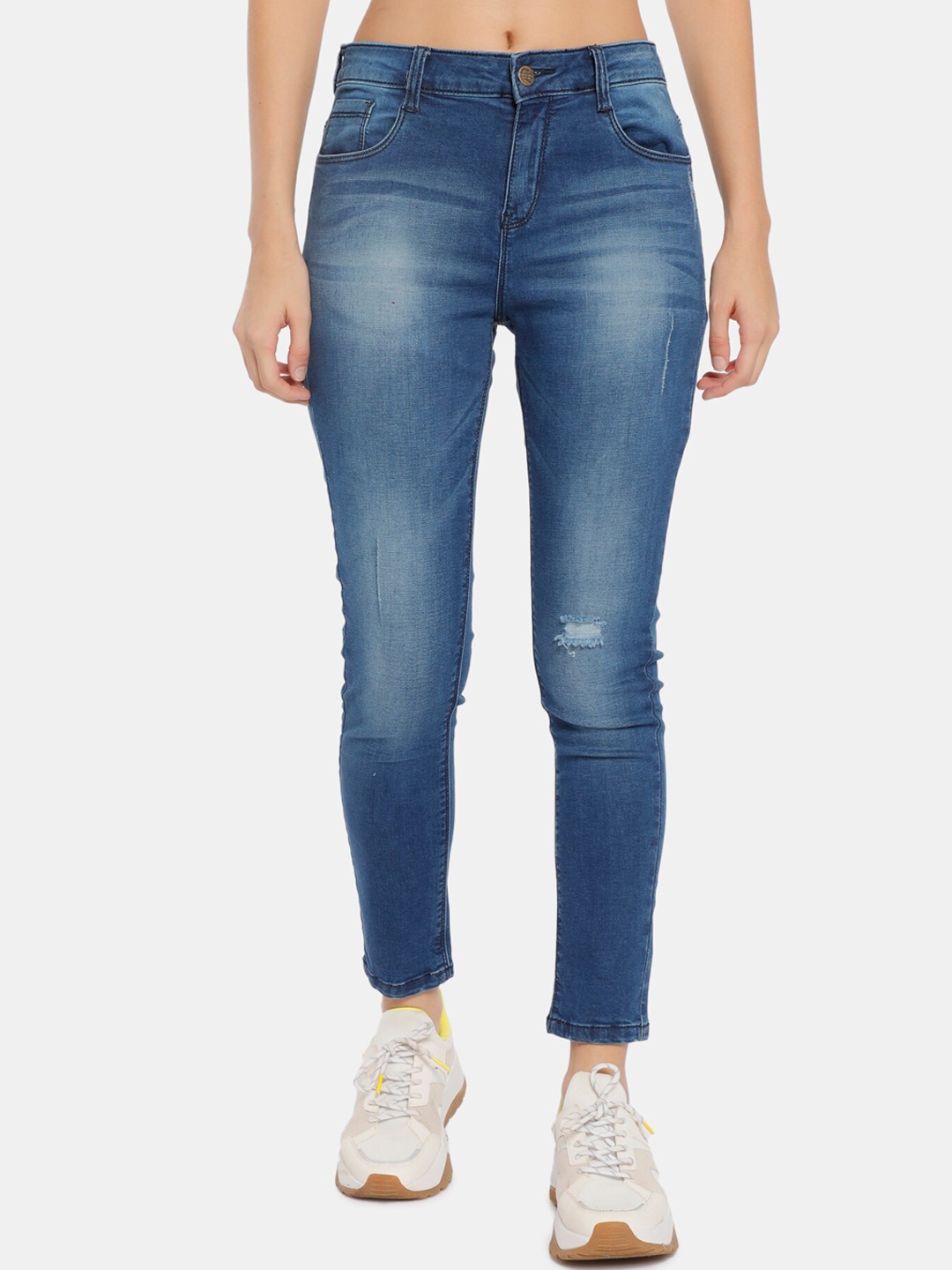 

Cherokee Women Blue Slim Fit Mid-Rise Stretchable Jeans