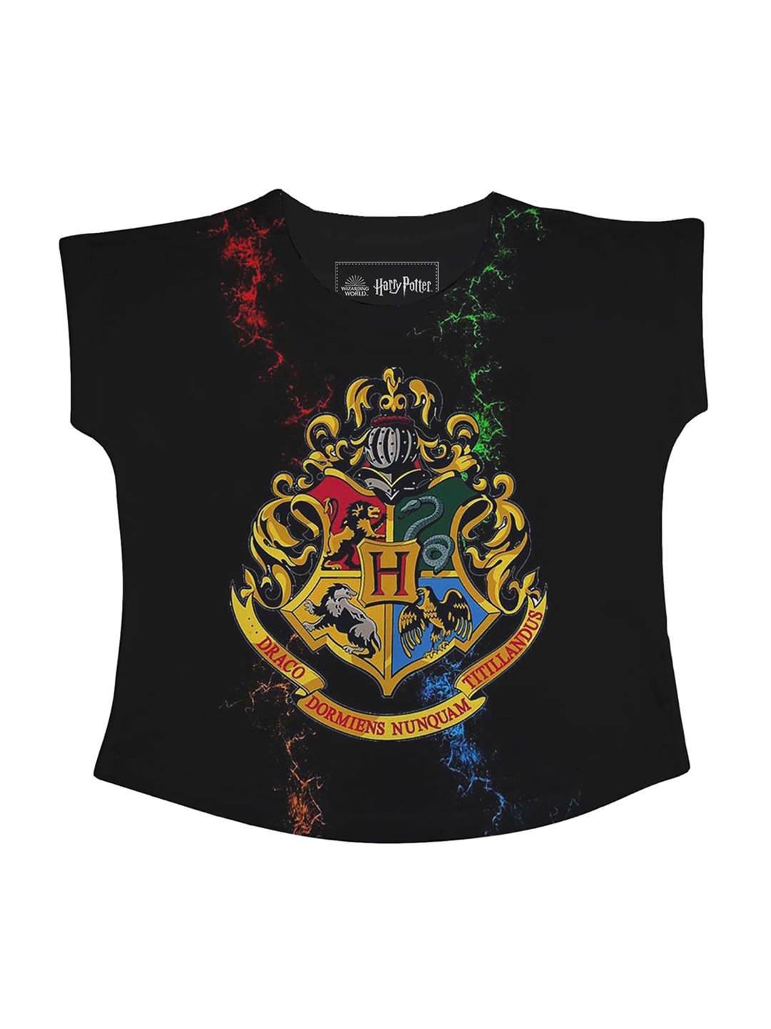 

Harry Potter Black Printed Regular Top