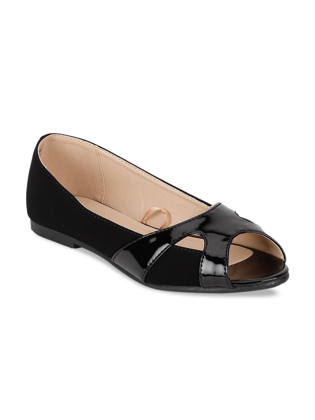 

Van Heusen Woman Black PU Slip-On Sneakers Casual Shoes