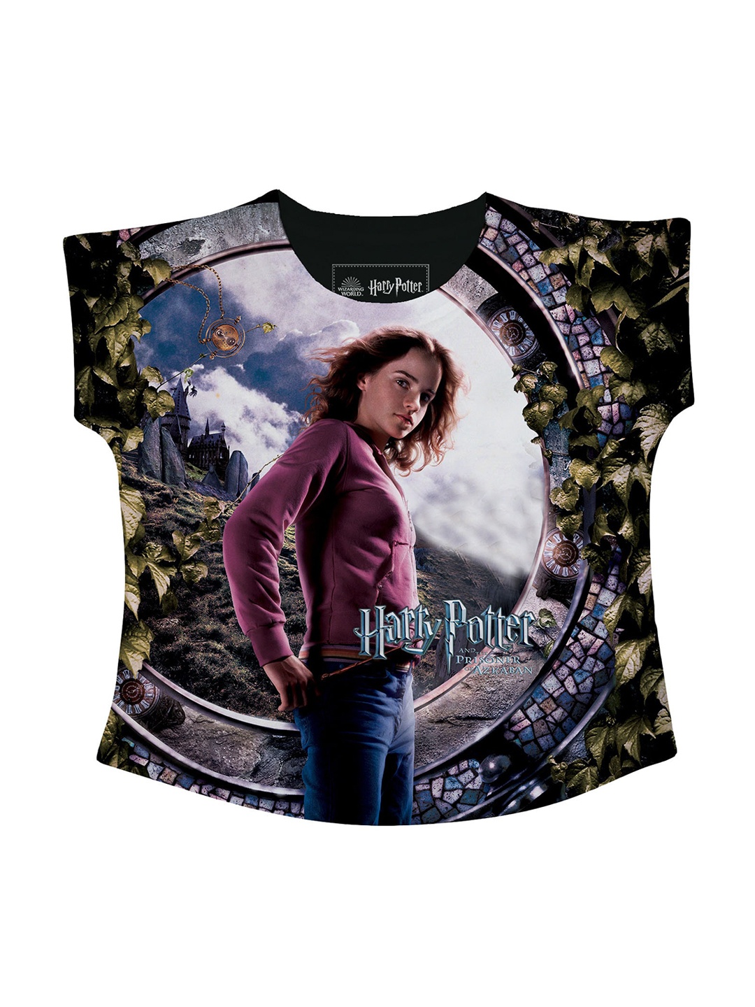 Harry Potter Girls Multicoloured Hermione Printed T-Shirt, Multi