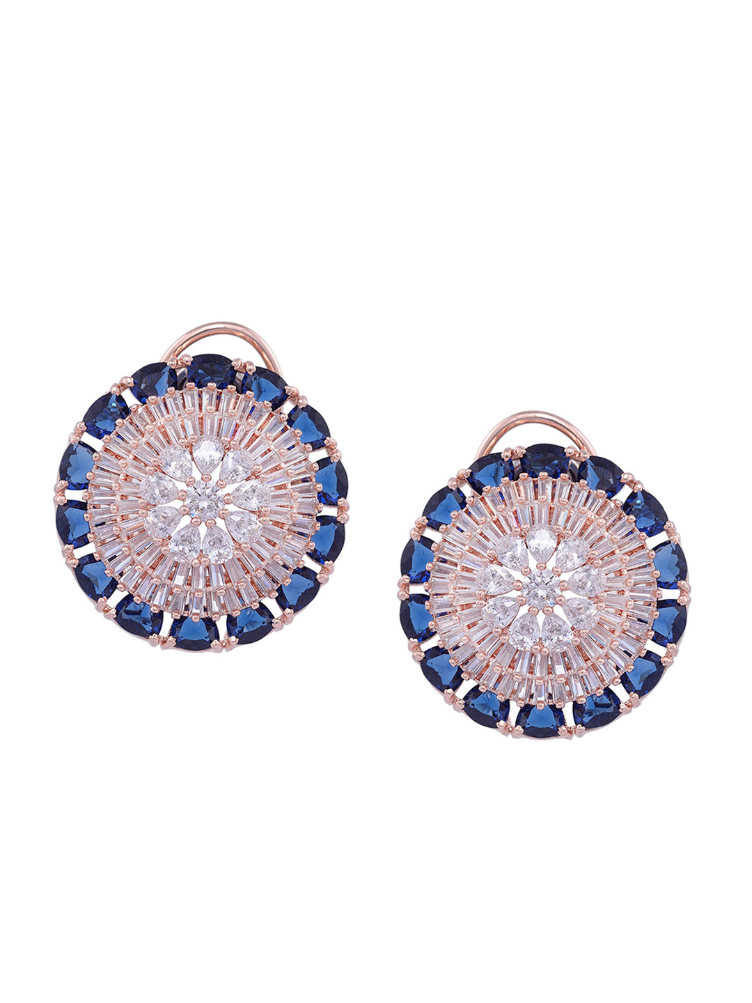 

Saraf RS Jewellery Blue Contemporary Studs