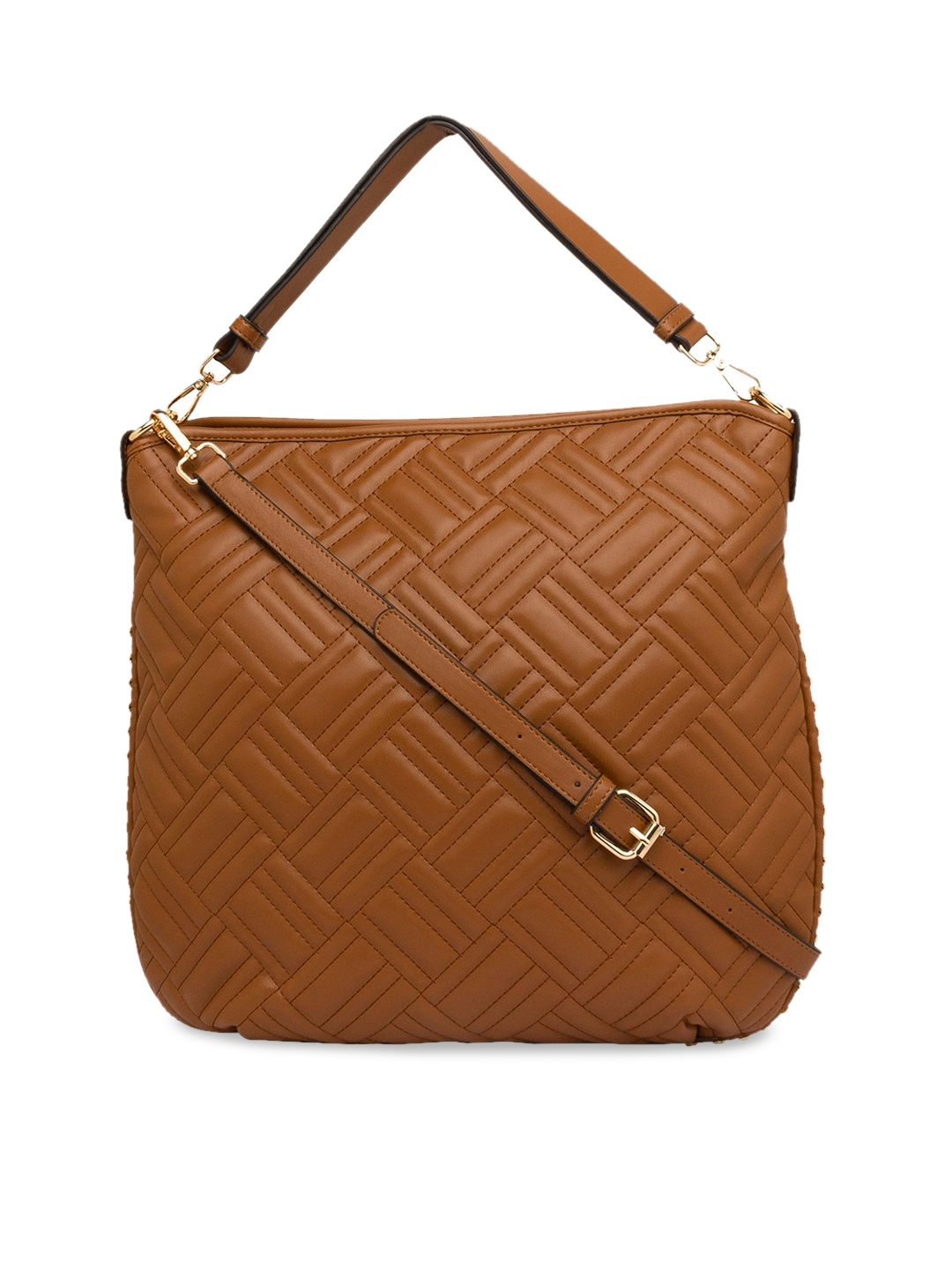 

Sole To Soul Tan Brown Textured Handheld Bag