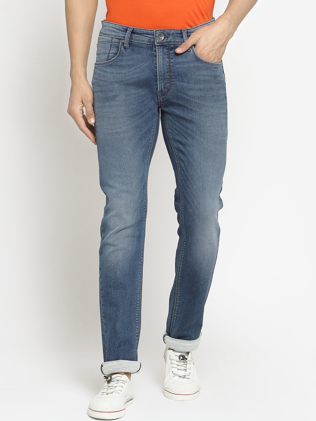 

Pepe Jeans Men Slim Fit Stretchable Jeans, Blue