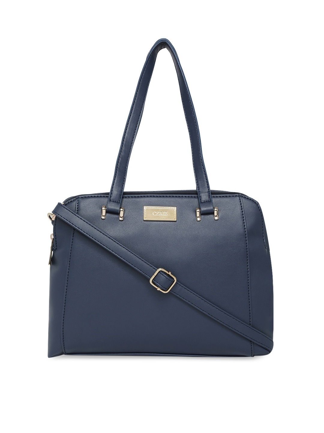 

CERIZ Navy Blue Solid Shoulder Bag