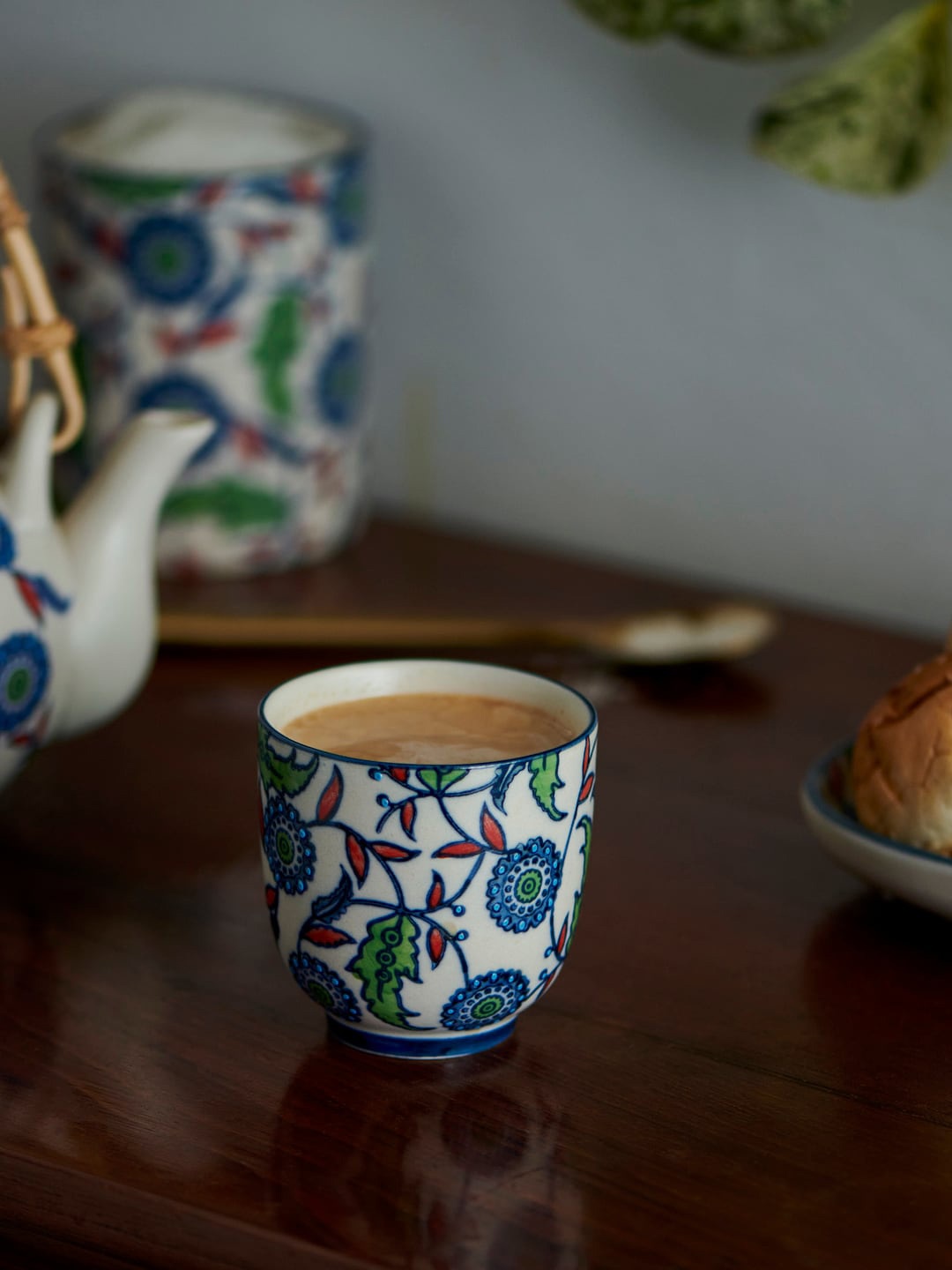 

Chumbak Multicoloured Printed Ceramic Mug, Multi