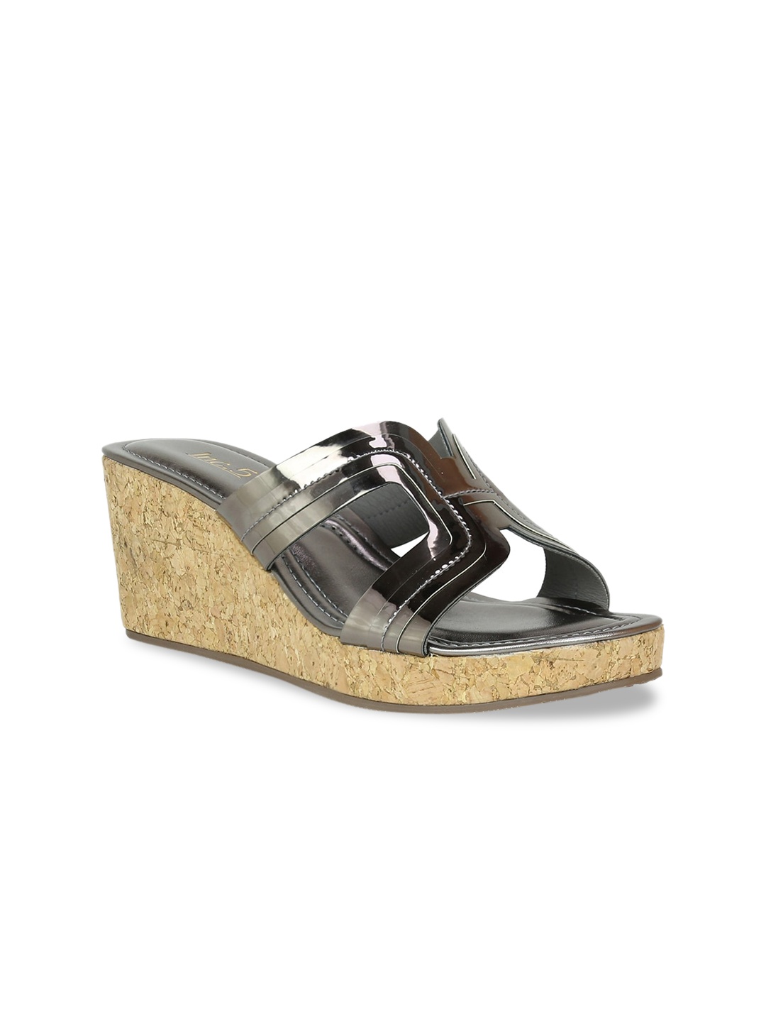 

Inc 5 Women Grey Solid Wedges