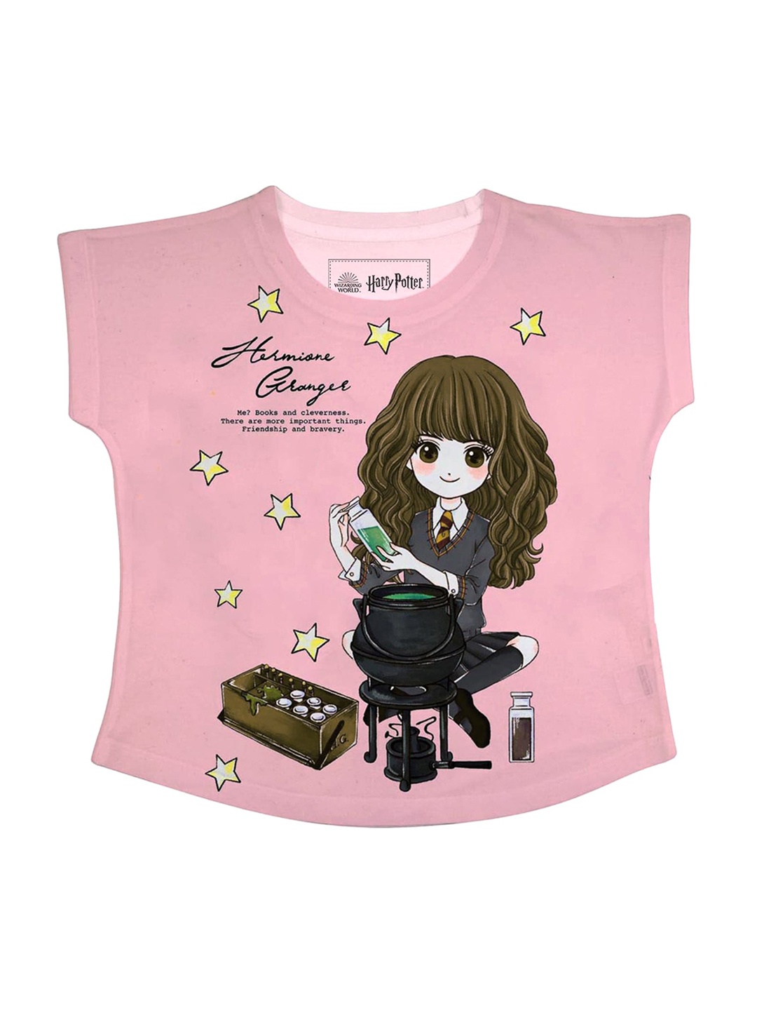 

Harry Potter Pink Printed Regular Top