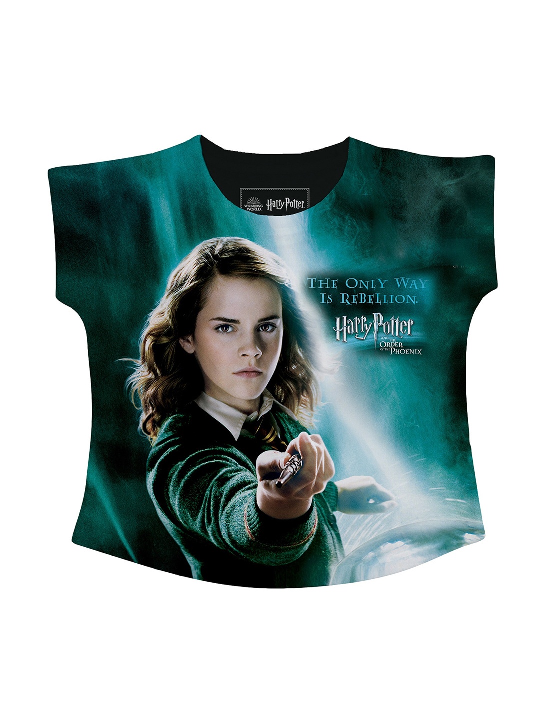 

Harry Potter Green Printed Regular Top