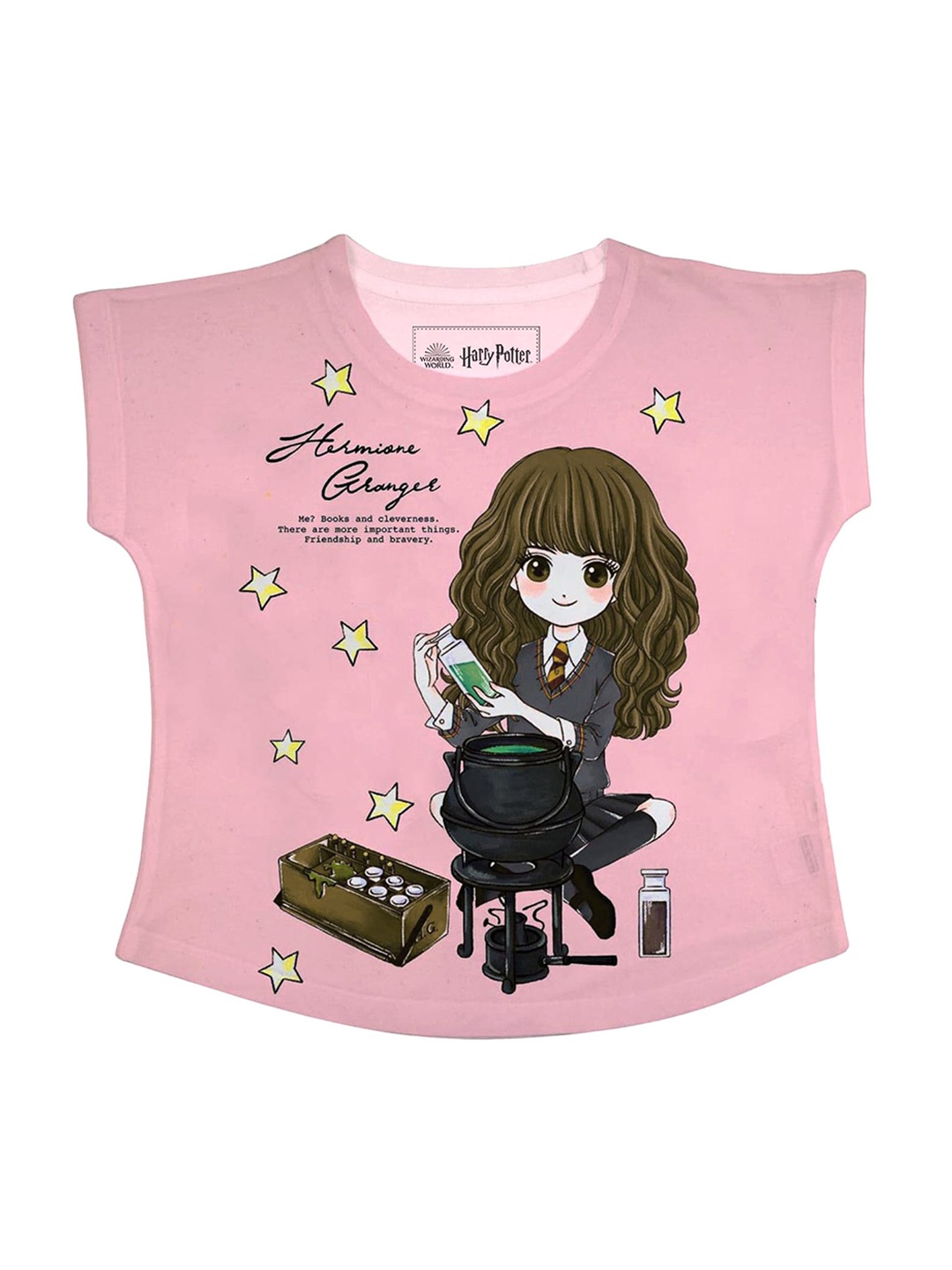 

Harry Potter Pink Printed Regular Top