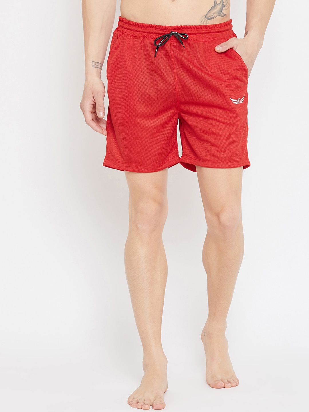

Crease & Clips Men Red Solid Boxers PLUS_BXR-02