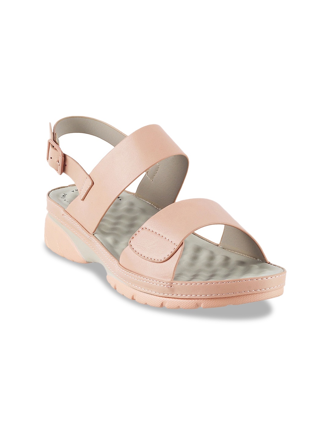 

Metro Women Pink Solid Sandals