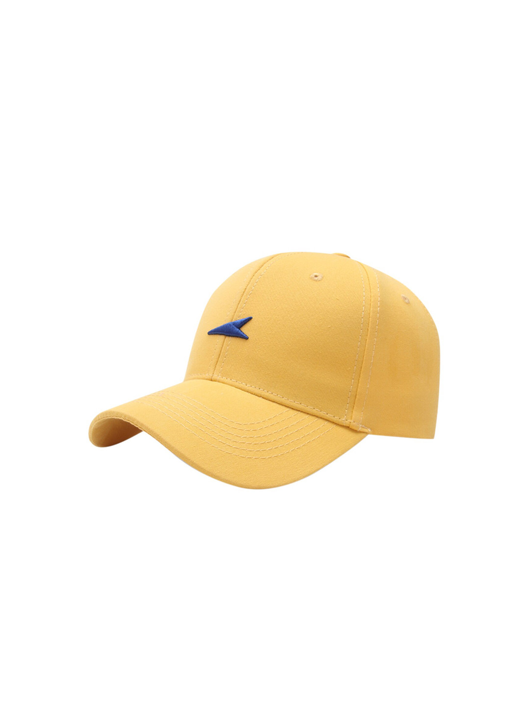 

Bunnywave Unisex Yellow & Blue Solid Baseball Cap
