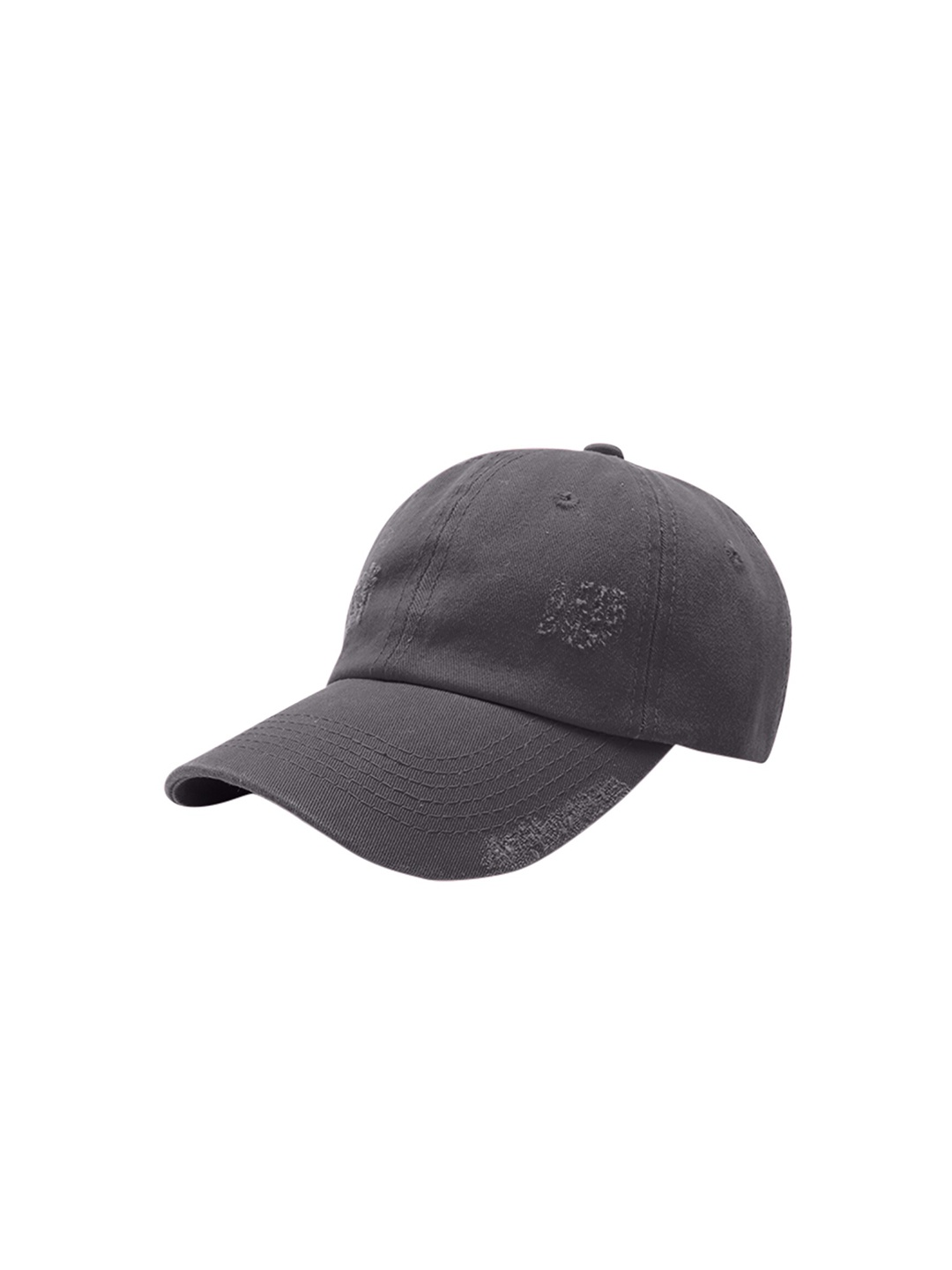 

Bunnywave Unisex Grey Solid Baseball Cap
