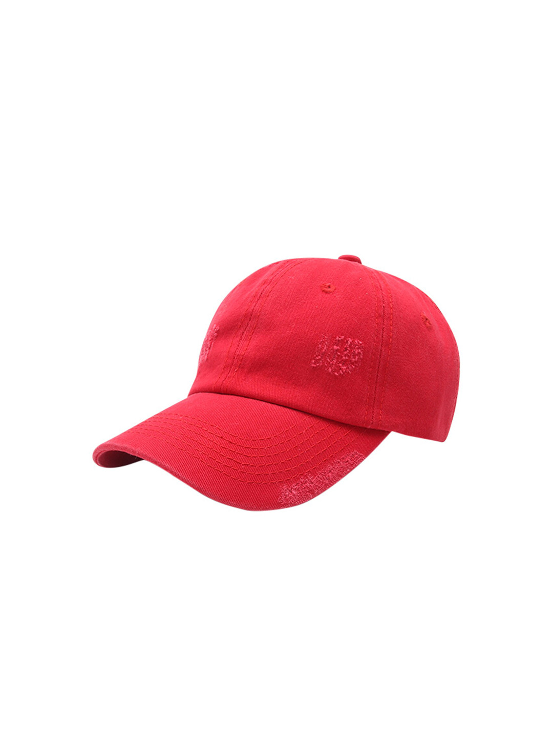 

Bunnywave Unisex Red Solid Baseball Cap