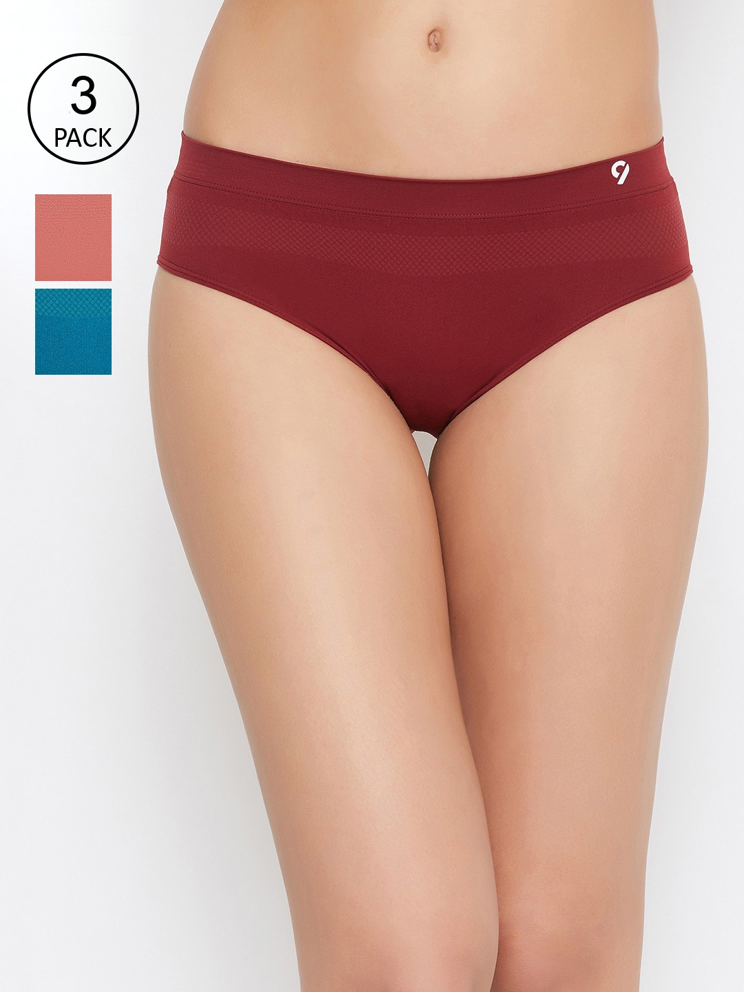 

C9 AIRWEAR Women Seamless Pack of 3 Assorted Briefs