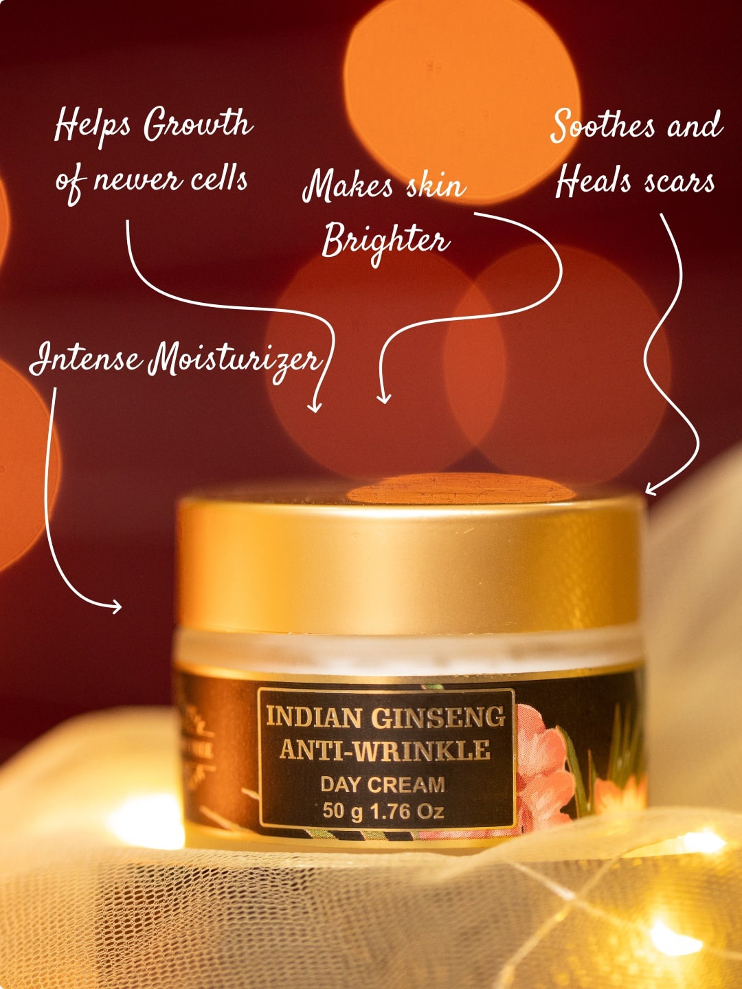 

The Paradise Tree White Indian Ginseng Anti-Wrinkle cream