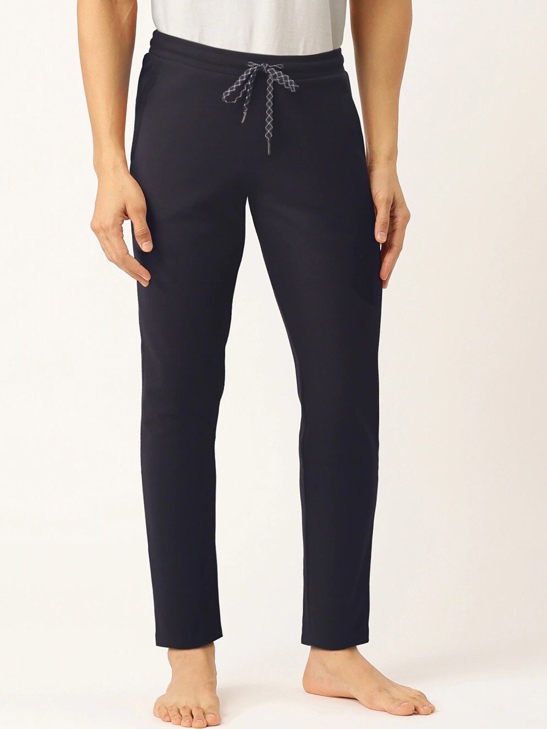 Sweet Dreams Men Navy Blue Solid Lounge Pants