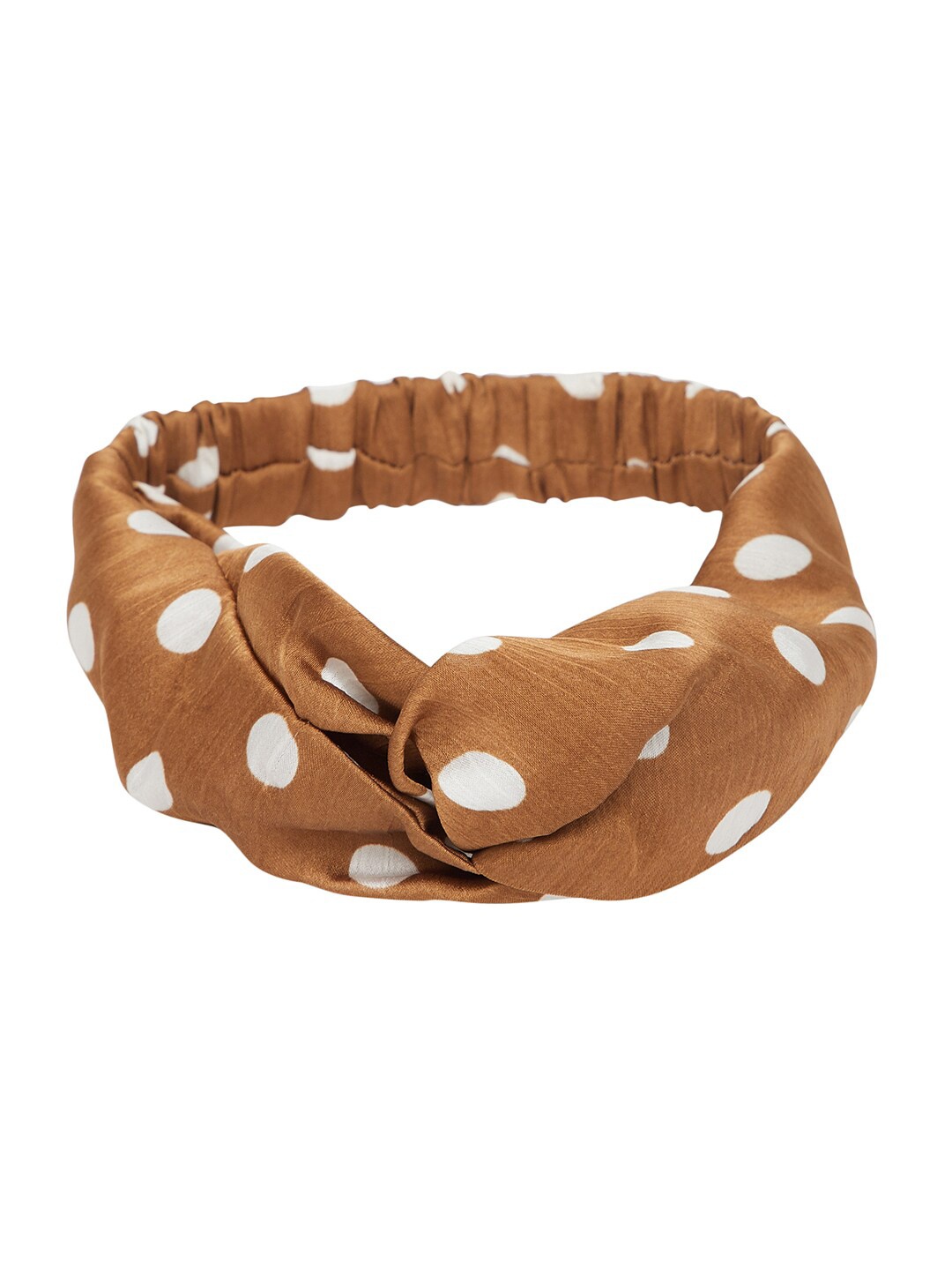 

MAGRE Brown Lace Polka Dots Hairband