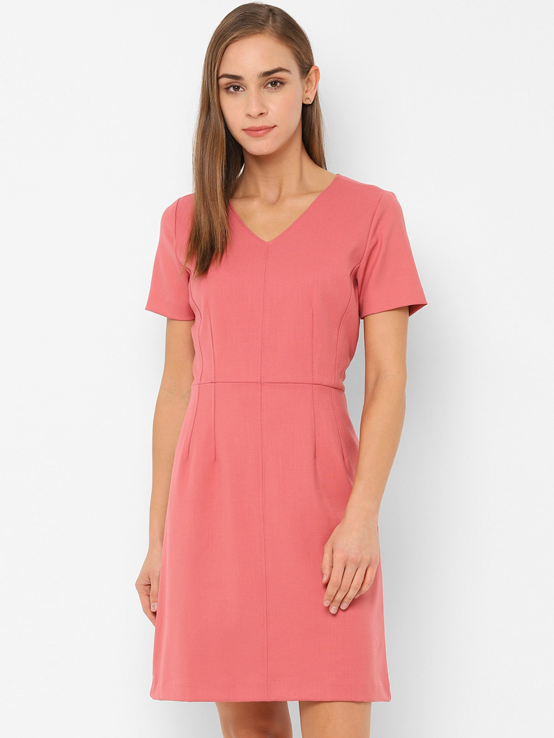 

Allen Solly Woman Pink A-Line Dress