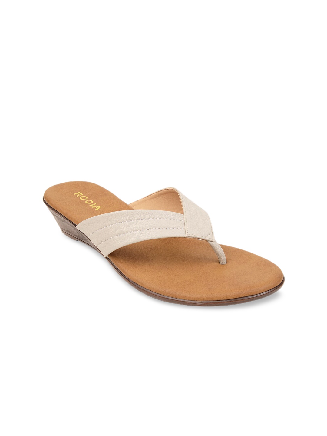 

Rocia Women Beige Solid Sandals