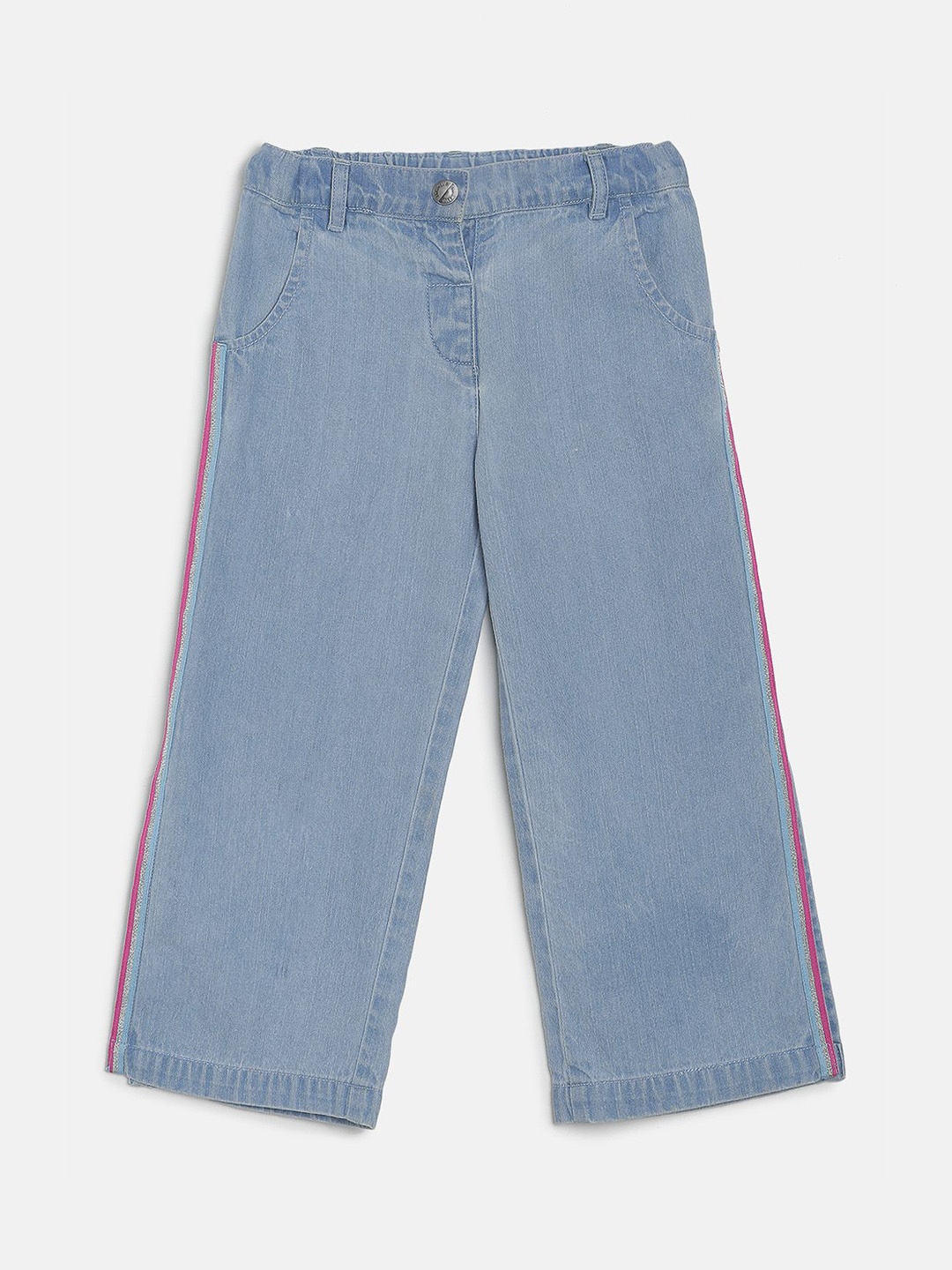 

MINI KLUB Girls Blue Regular Fit Jeans