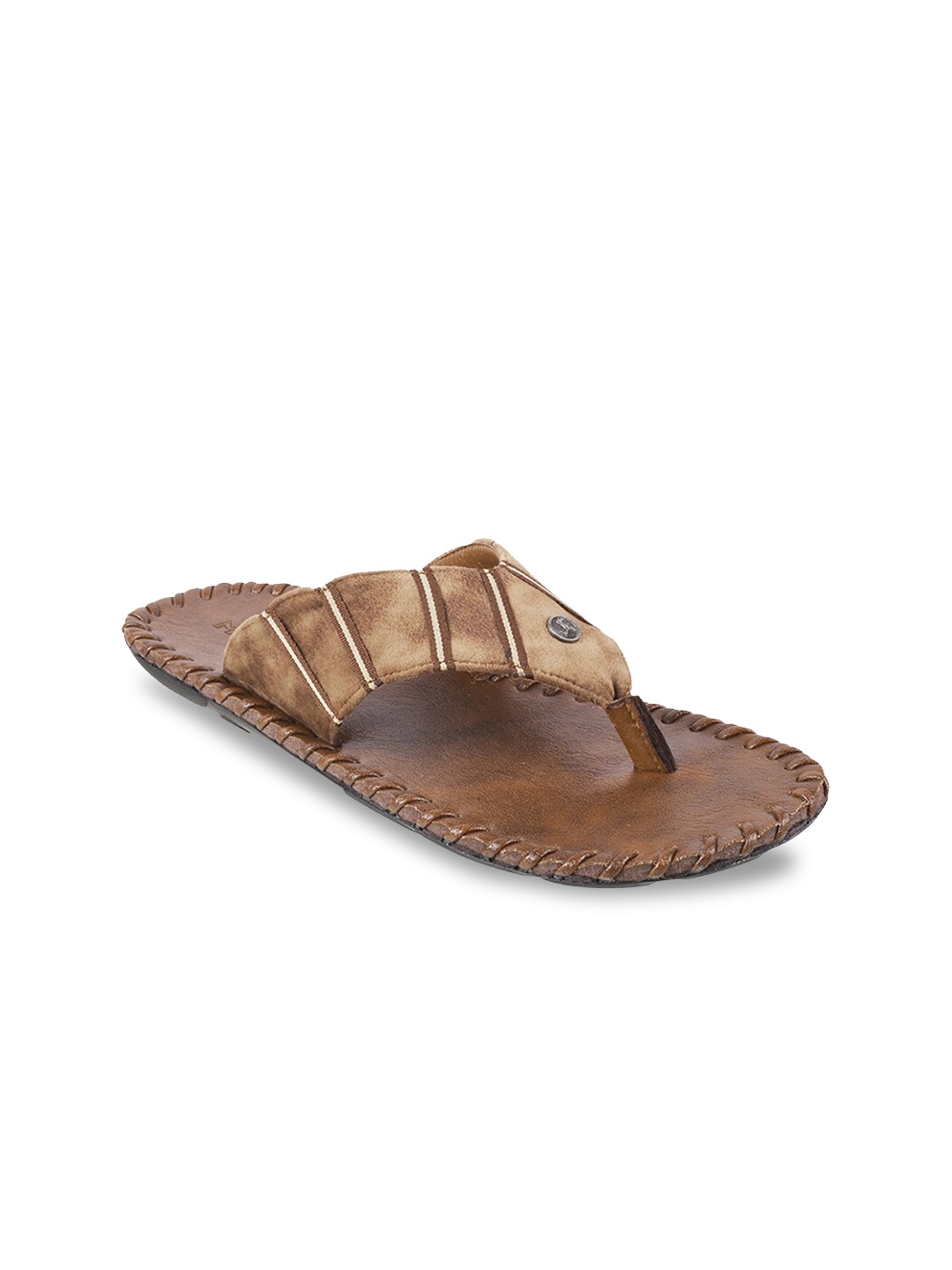 

Mochi Men Tan Brown Comfort Sandals