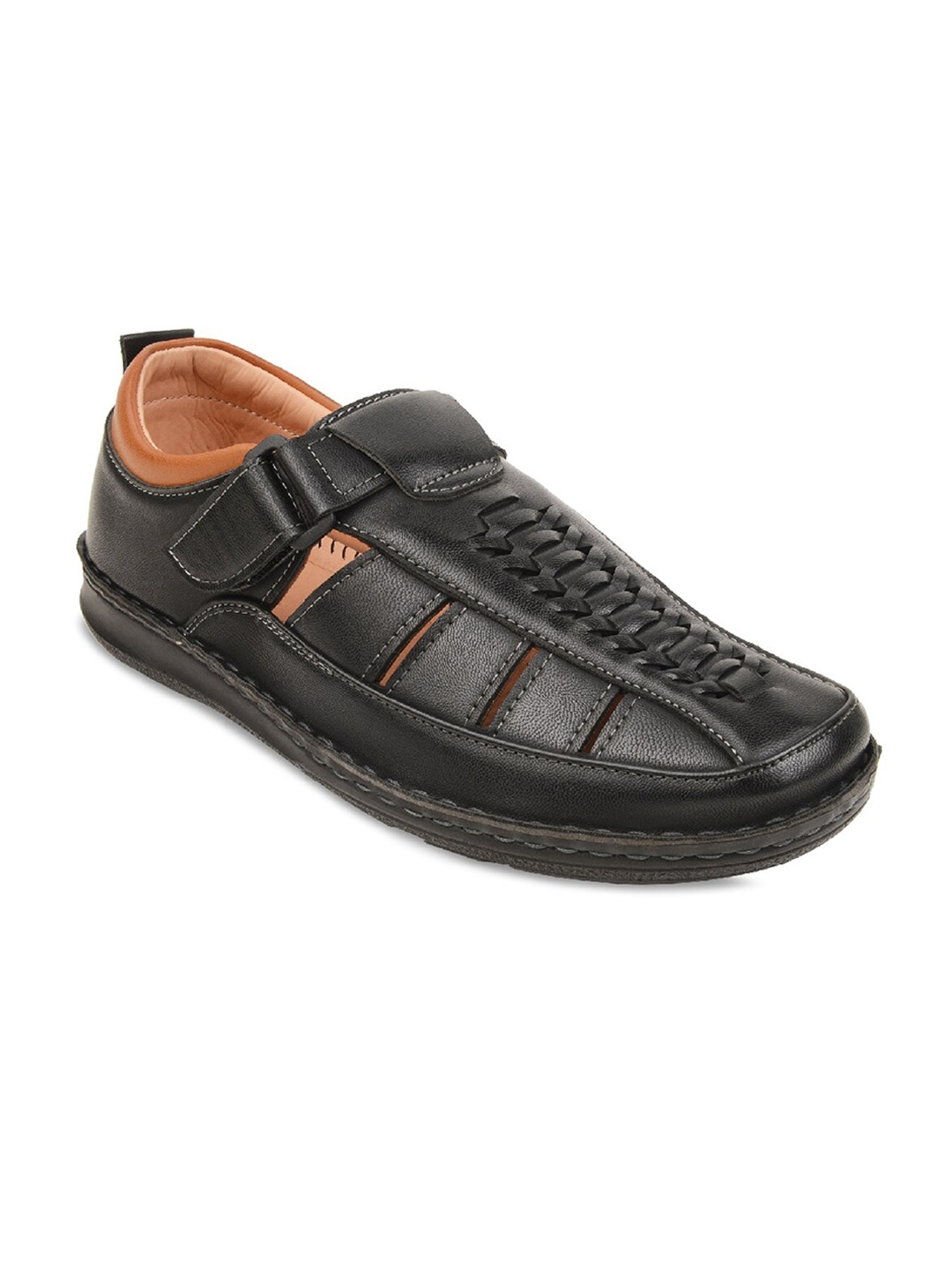 

Regal Men Black & Brown Shoe-Style Sandals