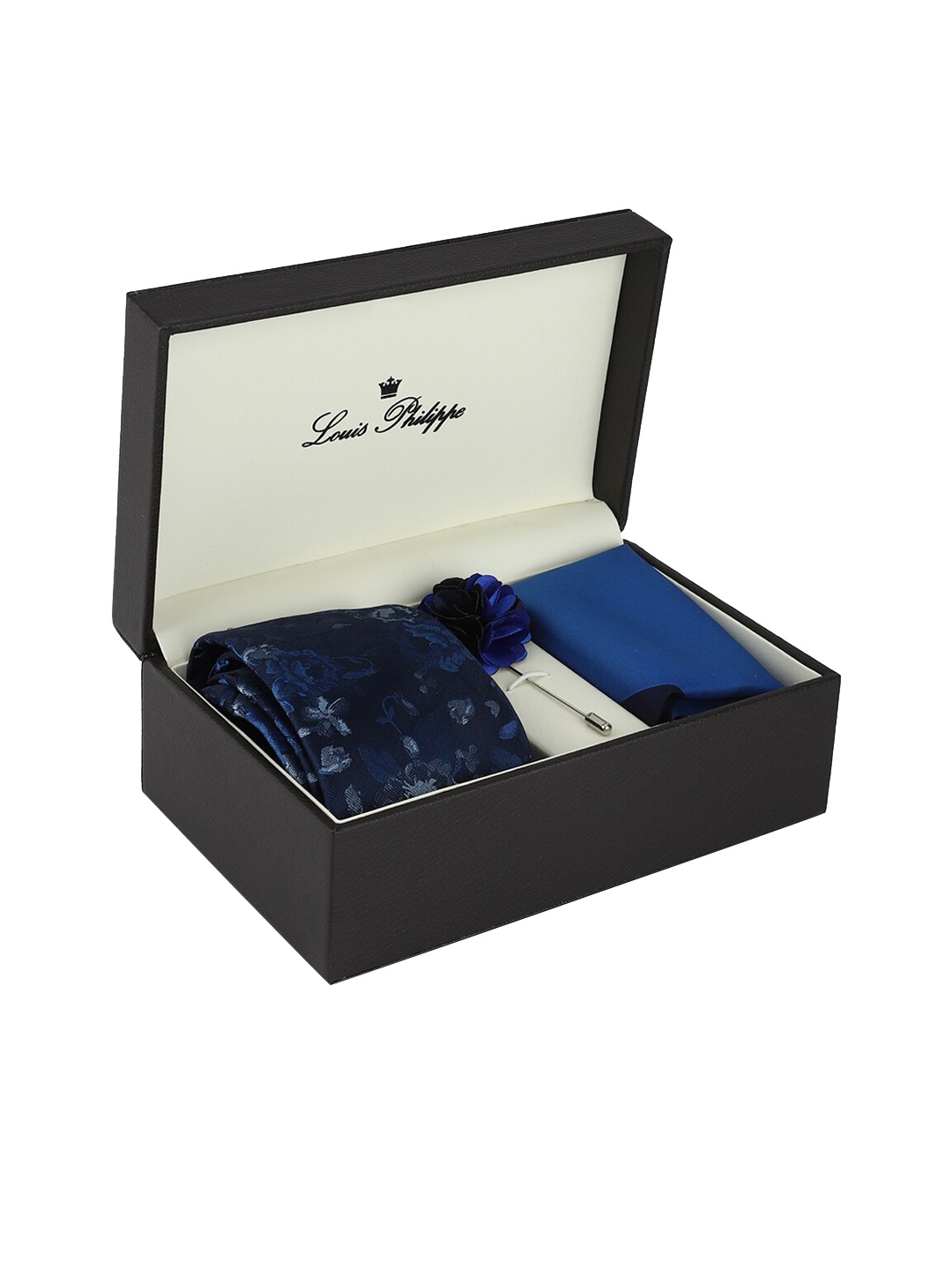 

Louis Philippe Men Navy Blue Accessory Gift Set