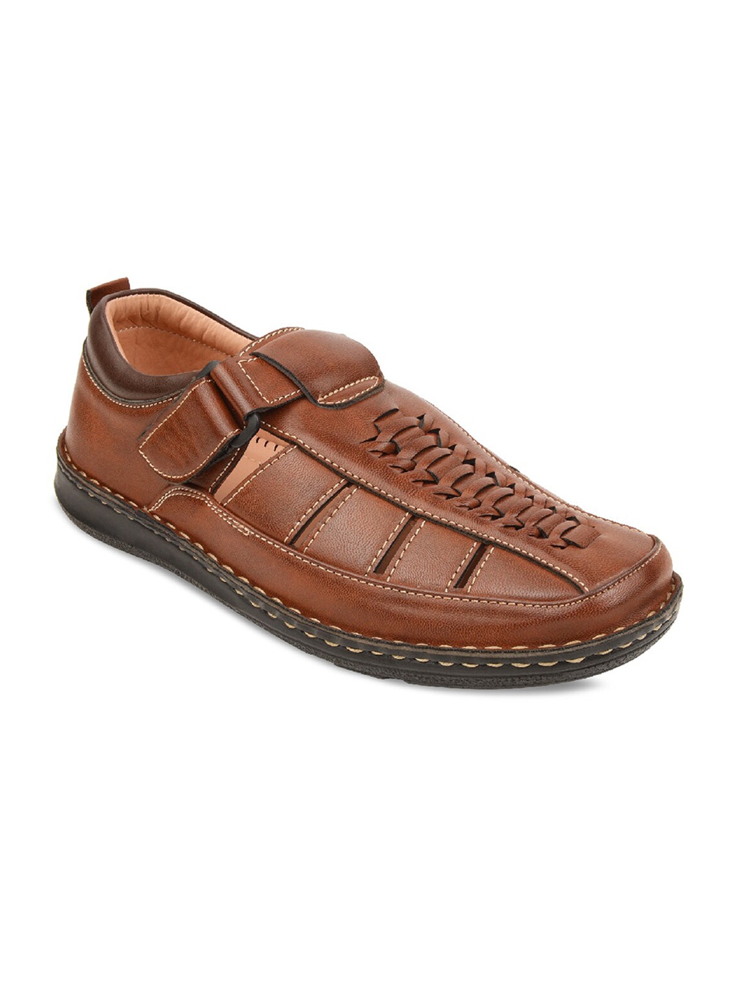 

Regal Men Brown Solid Shoe-Style Sandals