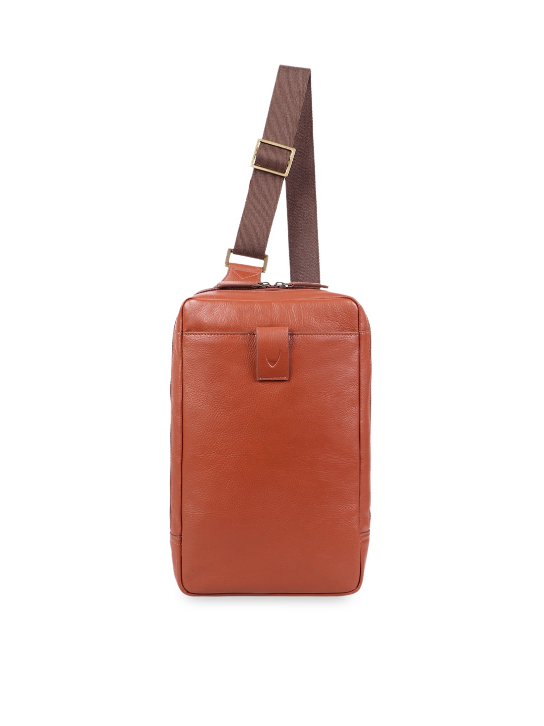 

Hidesign Men Tan Solid Handheld Bag