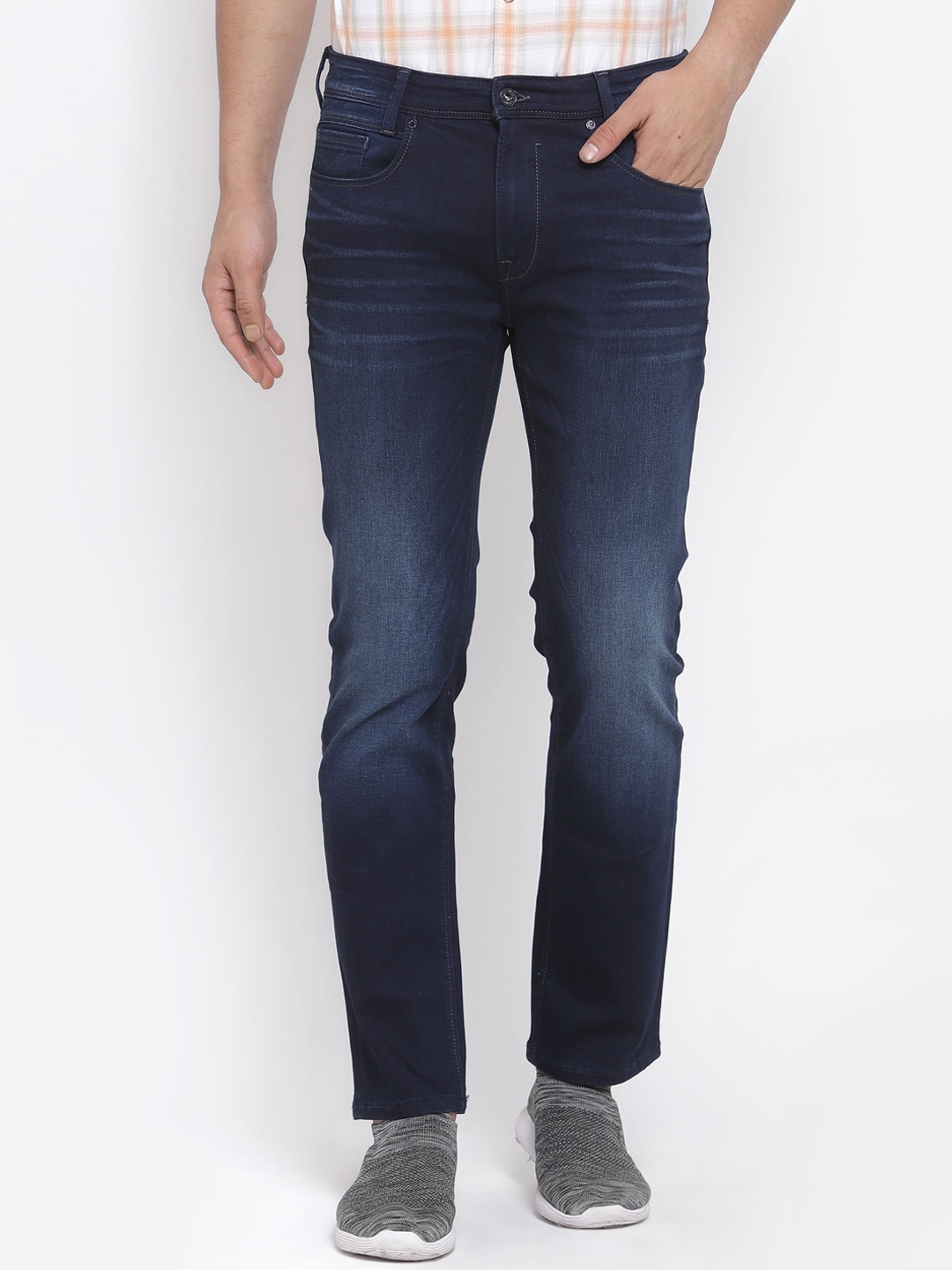 

Pepe Jeans Men Blue Slim Fit Low Distress Light Fade Stretchable Jeans