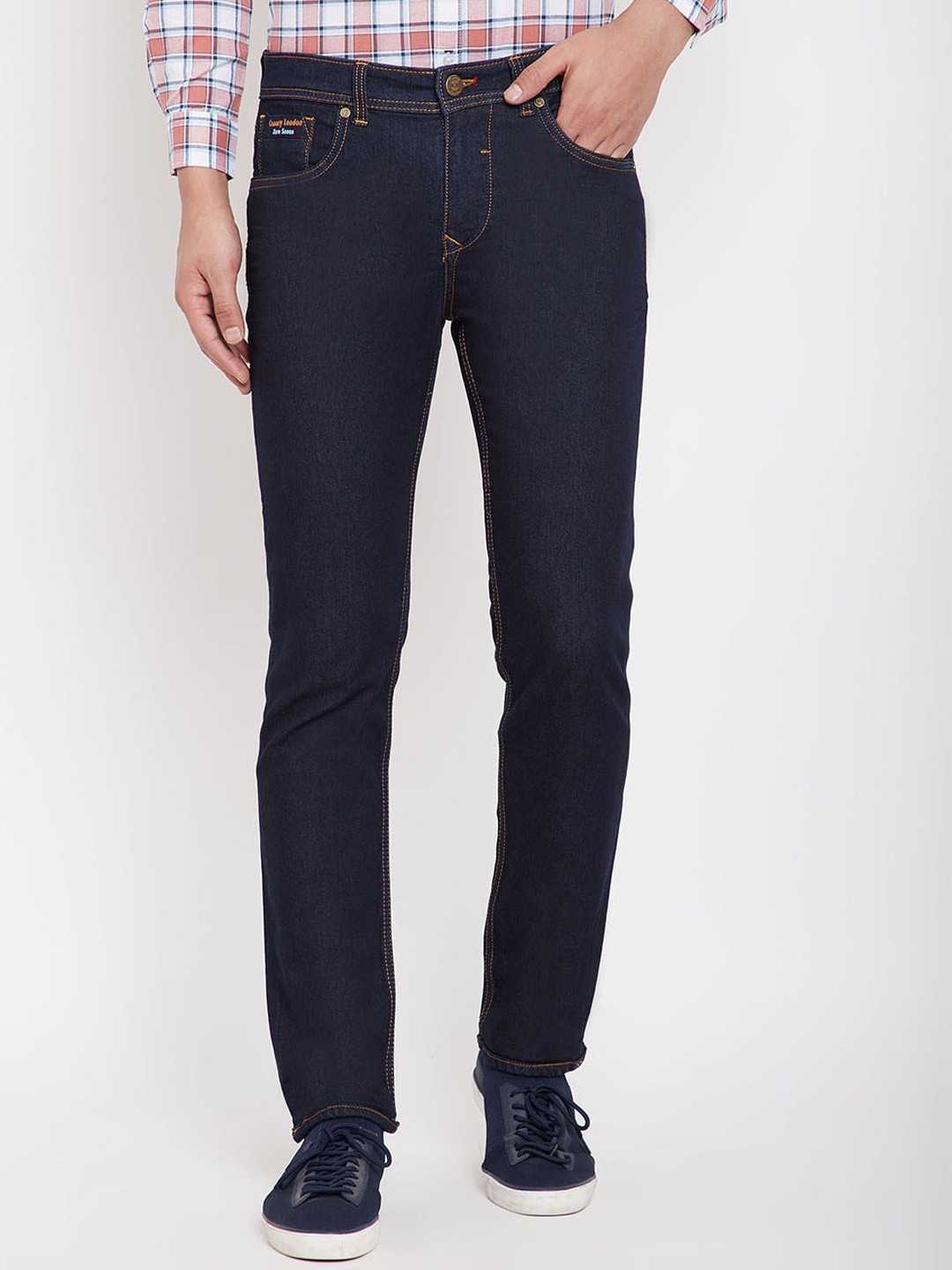 

Canary London Men Blue Slim Fit Low-Rise Jeans