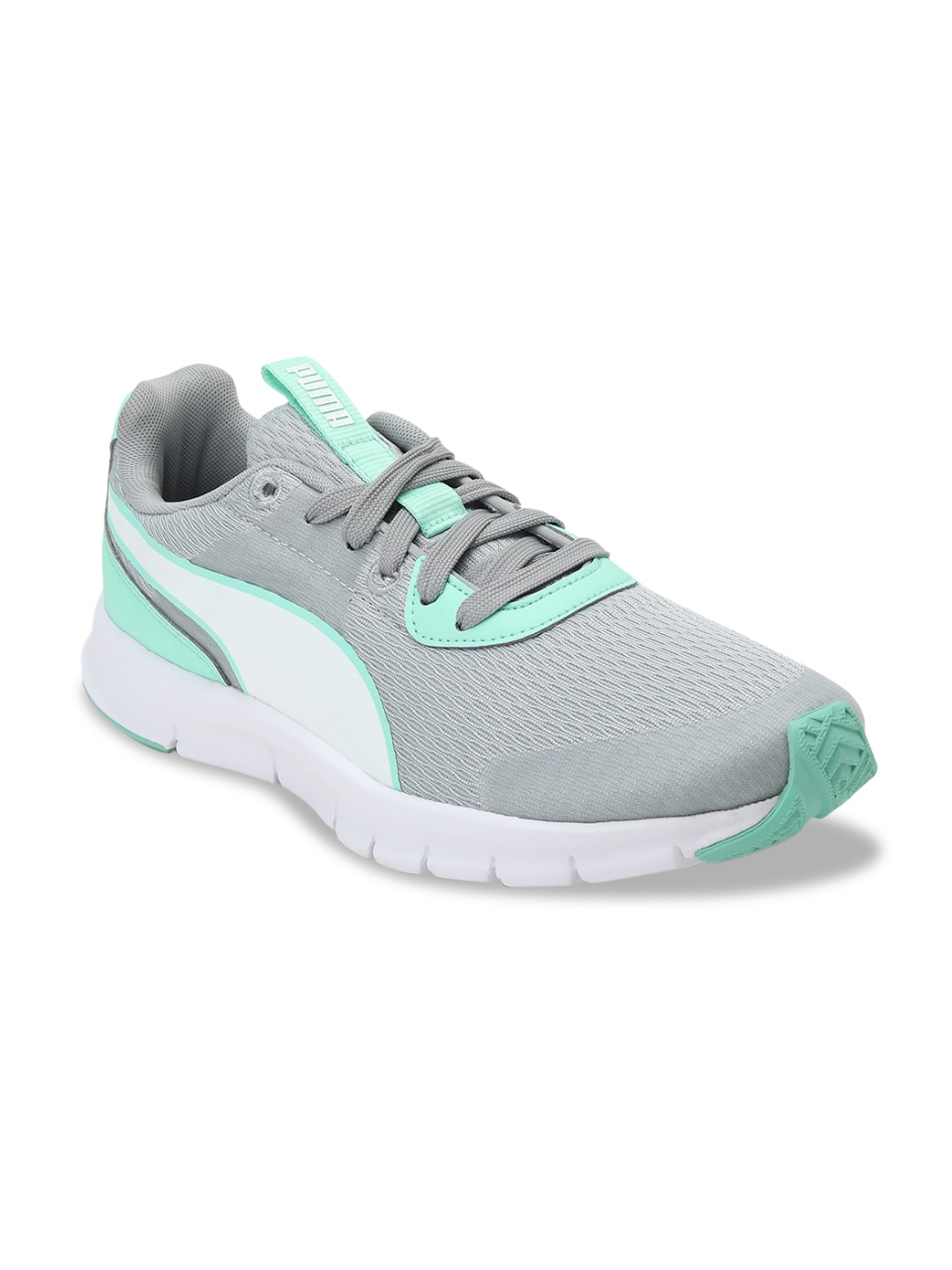 

Puma Women Grey Woven Design Sneakers