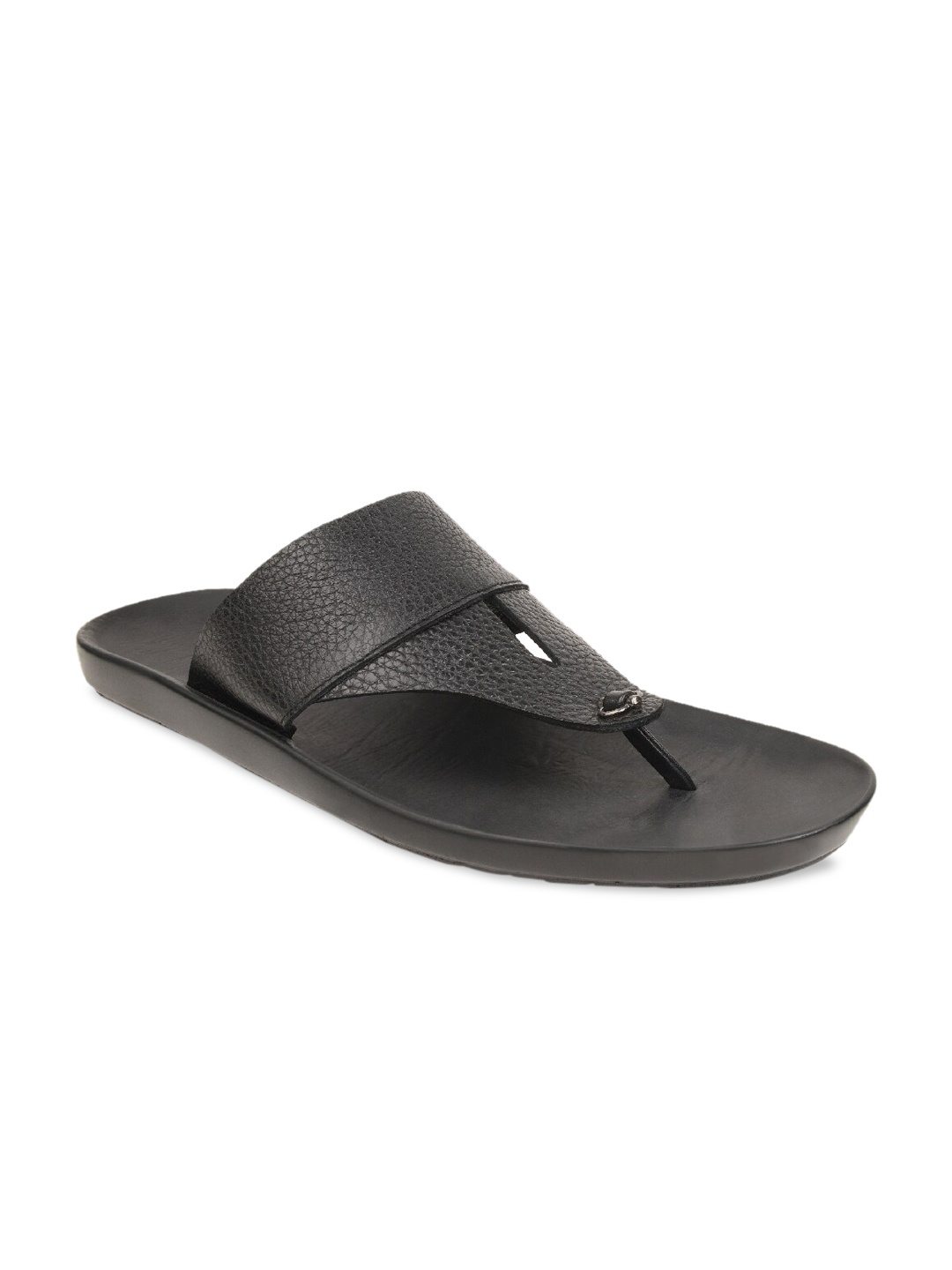 

Regal Men Black Leather Comfort Sandals