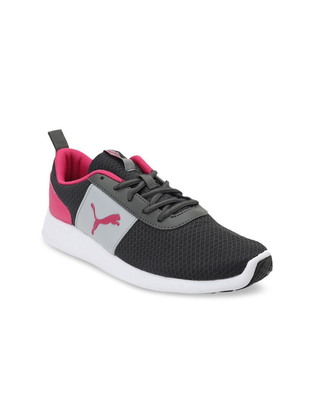 

Puma Women Grey Woven Design Sneakers