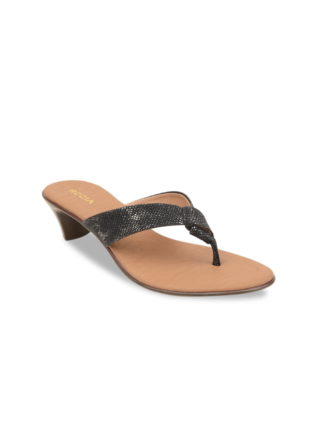 

Rocia Women Black Embellished Sandals