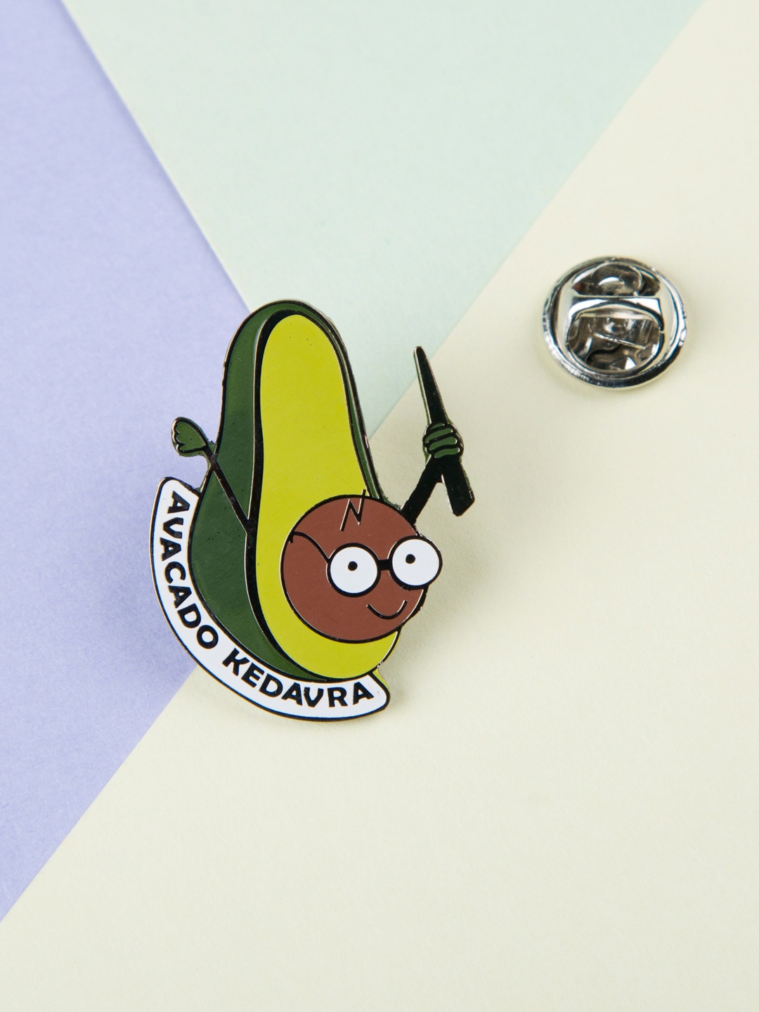 

Bigsmall Yellow & Green Avacado Kedavra Lapel Pin