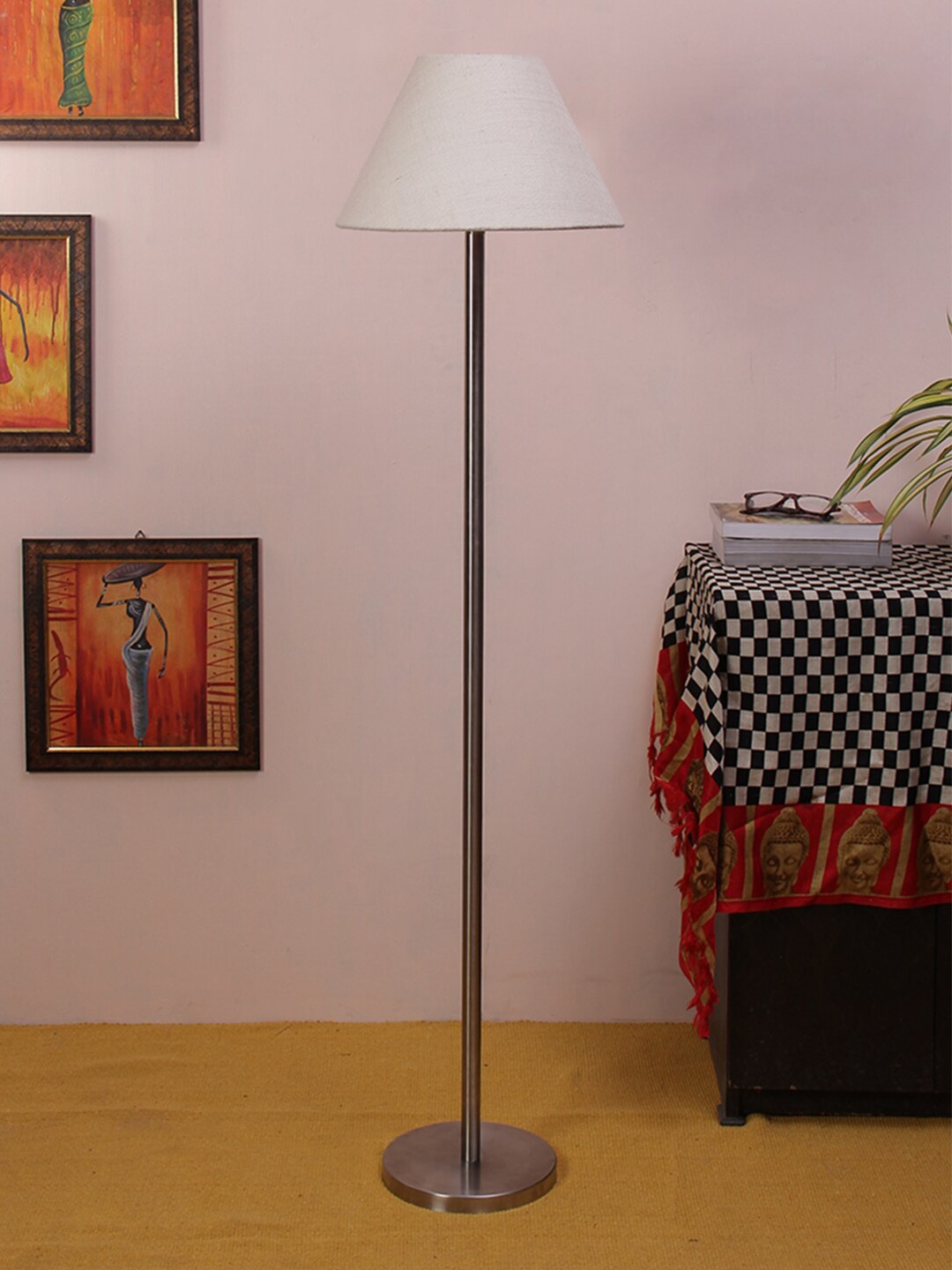 

Devansh White Solid Steel Club Lamp