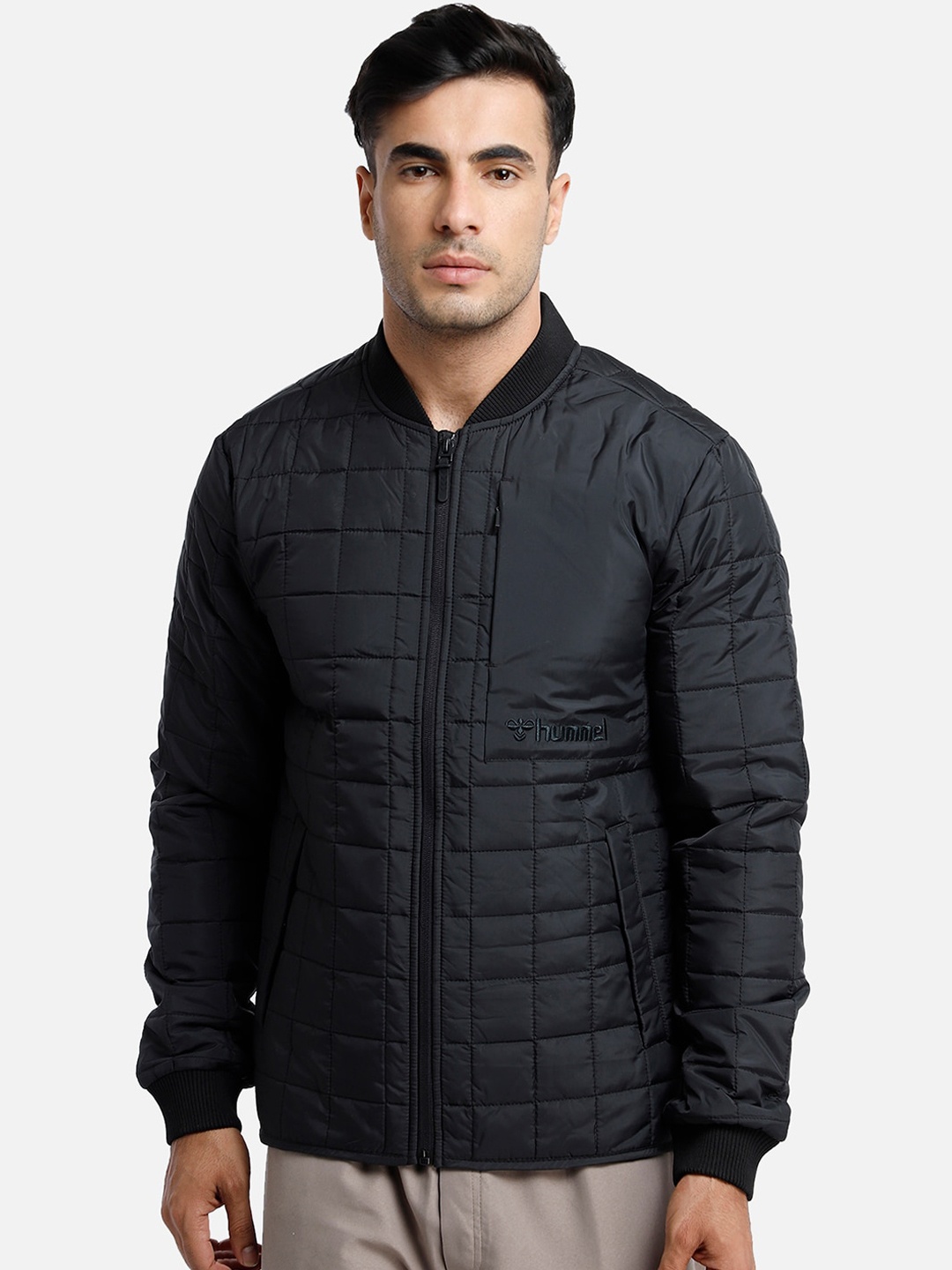 

hummel Men Black Quilted Jacket
