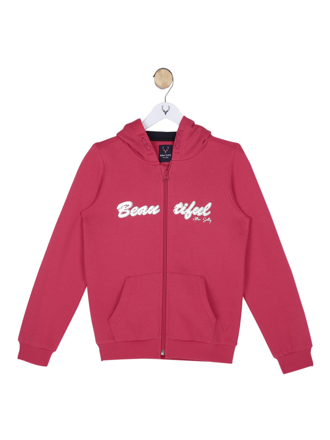 

Allen Solly Junior Girls Red Solid Sweatshirt