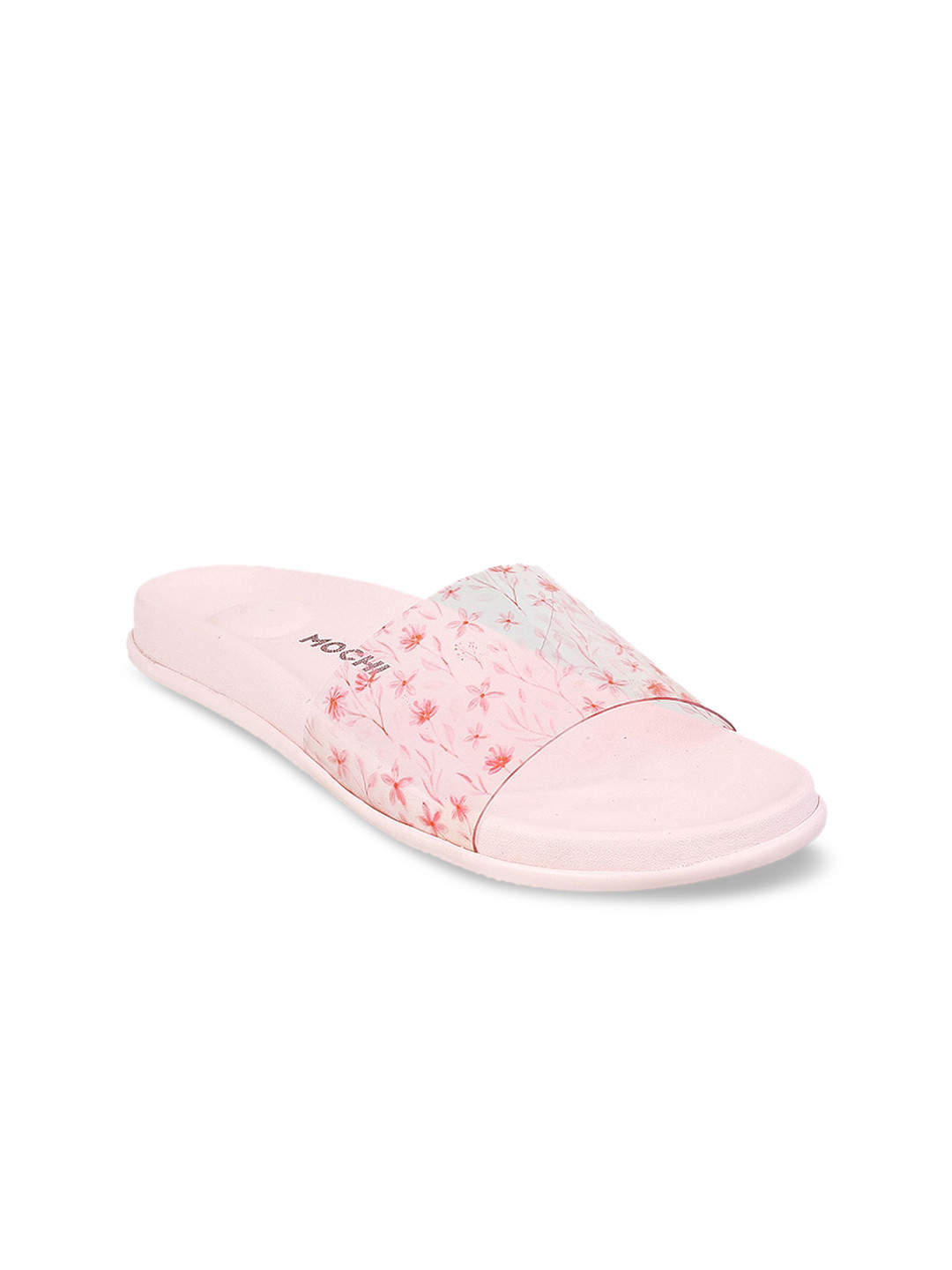

Mochi Women Pink Printed Mules