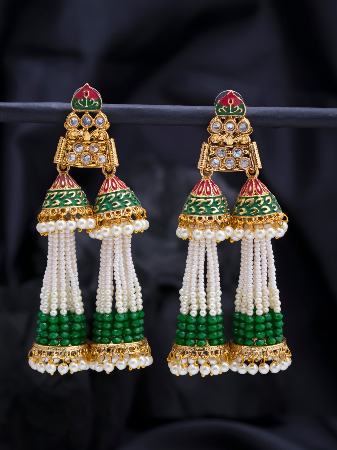 

Sukkhi Multicoloured Contemporary Jhumkas, Multi
