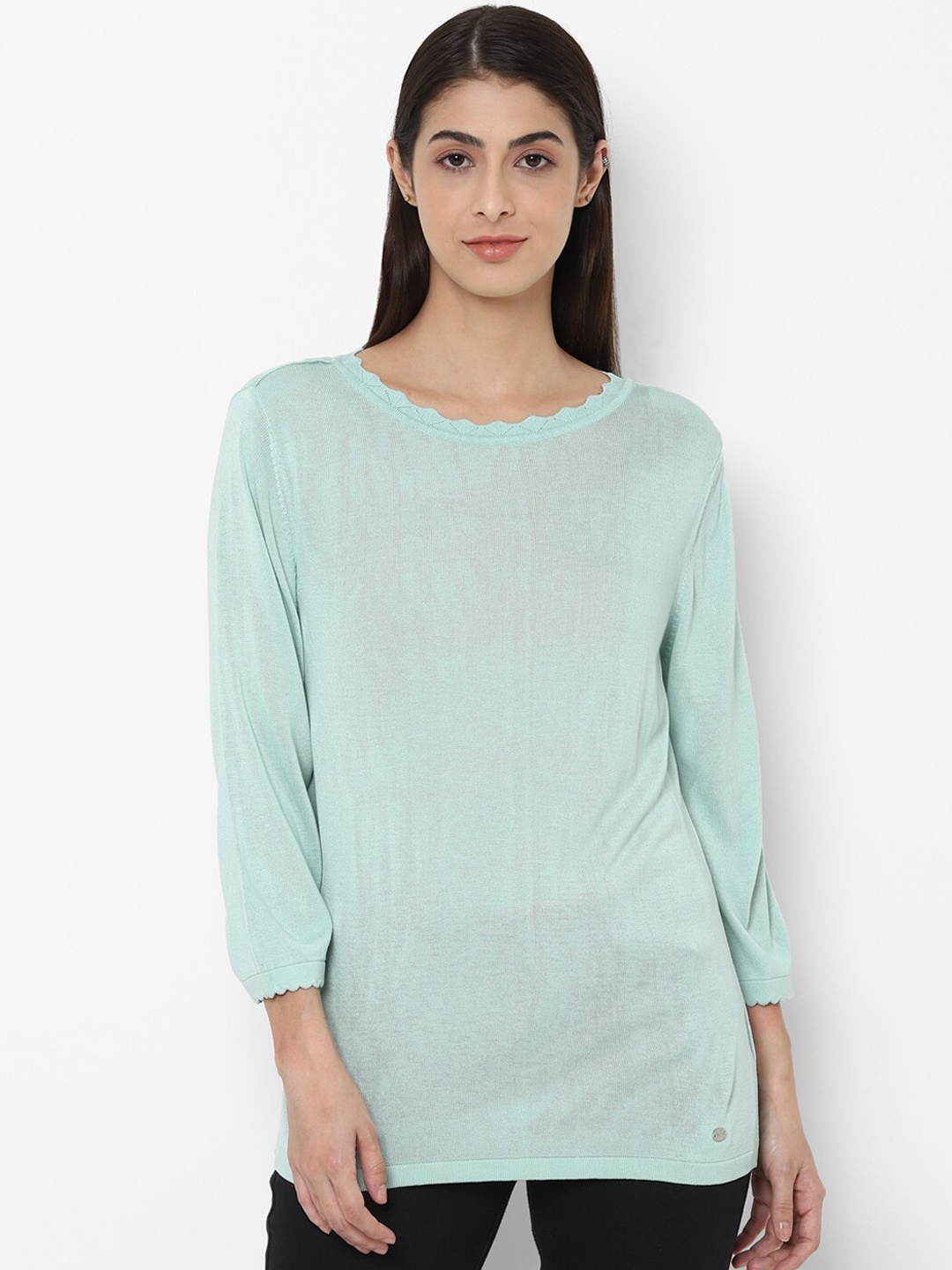 

Allen Solly Woman Blue Regular Top