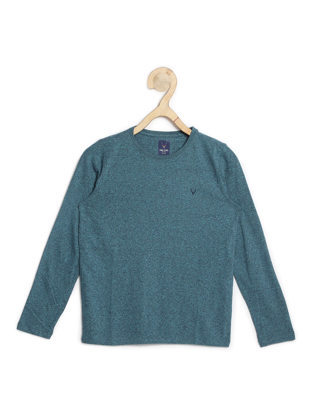 

Allen Solly Junior Boys Blue Solid Round Neck T-shirt