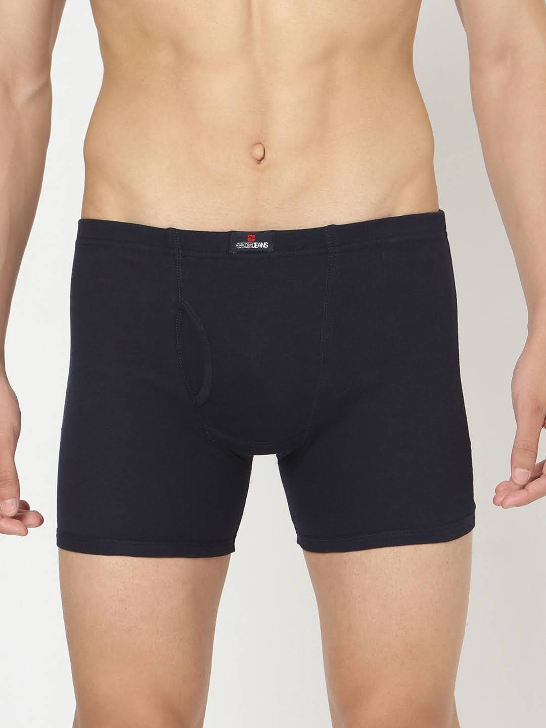 

UnderJeans by Spykar Men Cotton Blend Trunk, Navy blue
