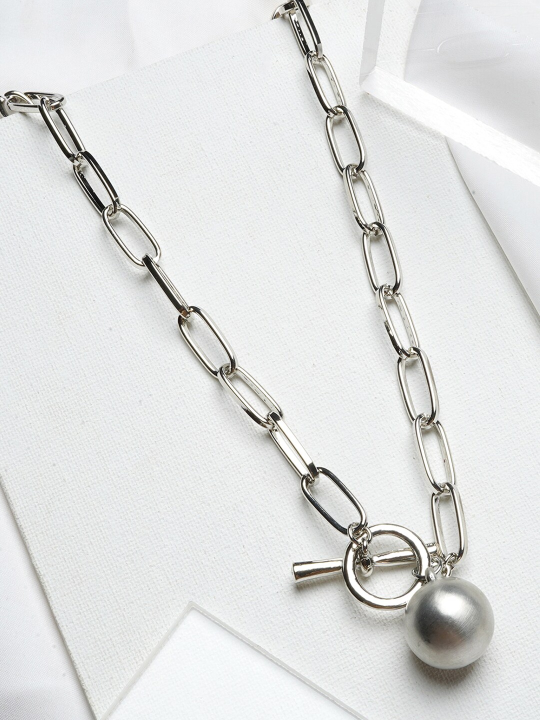 

JOKER & WITCH Silver-Toned Alloy Choker Necklace