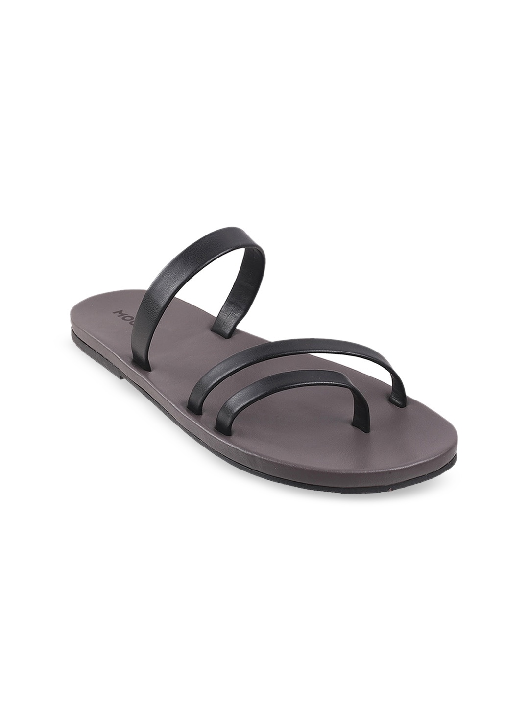

Mochi Women Black Flats One Toe Flats