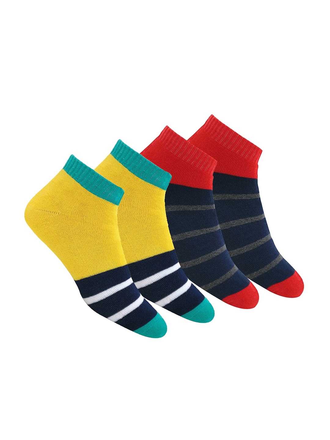 

Maanja Unisex Pack Of 2 Assorted Ankle-Length Socks